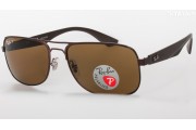 Ray-Ban Aviator Square Polarised (RB3524 012/83 57mm) saules brilles
